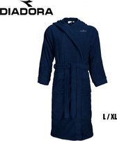Diadora Mannen Microfiber Badjas - Blue 654