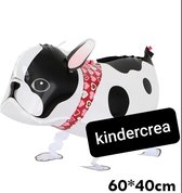 wandelende ballon airwalker bull dog ballon