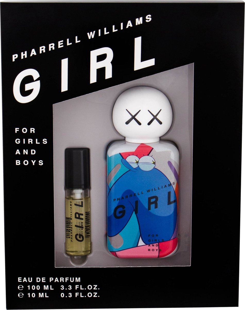 Pharrell Williams Girl by Pharrell Williams - Gift Set - 100 ml Eau De Parfum Spray + 10 ml Mini EDP Spray
