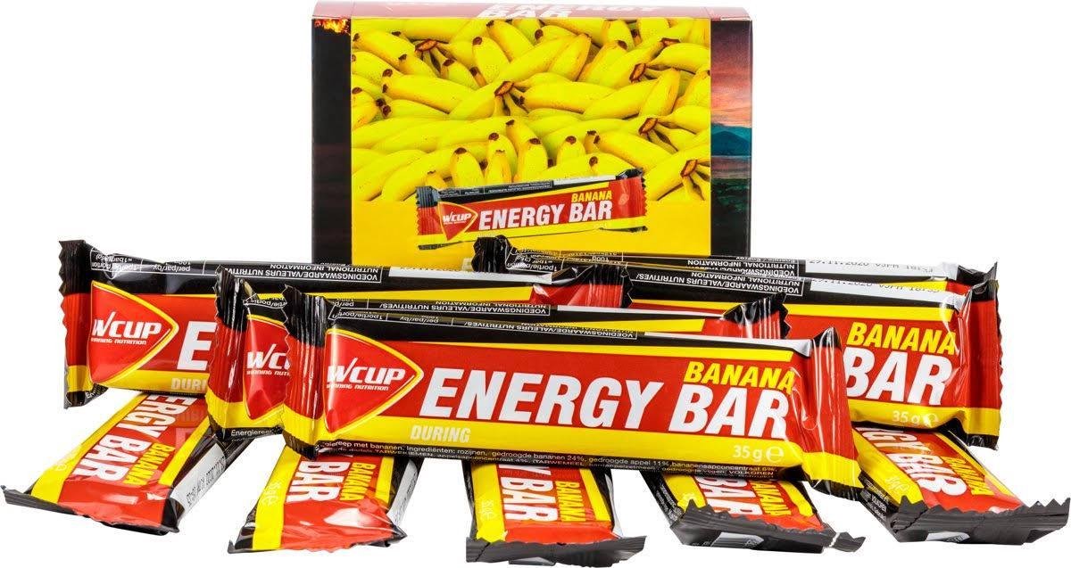 Goedkoopste Wcup Energy Bar Banana (10 x 35 g