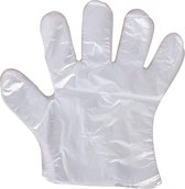 Plastic Wegwerp Handschoenen Voordeelverpakking-Transparante plastic wegwerphandschoenen-300Stuks