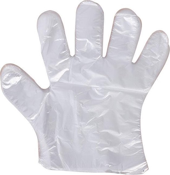 Plastic Wegwerp Handschoenen Voordeelverpakking-Transparante plastic... |  bol.com