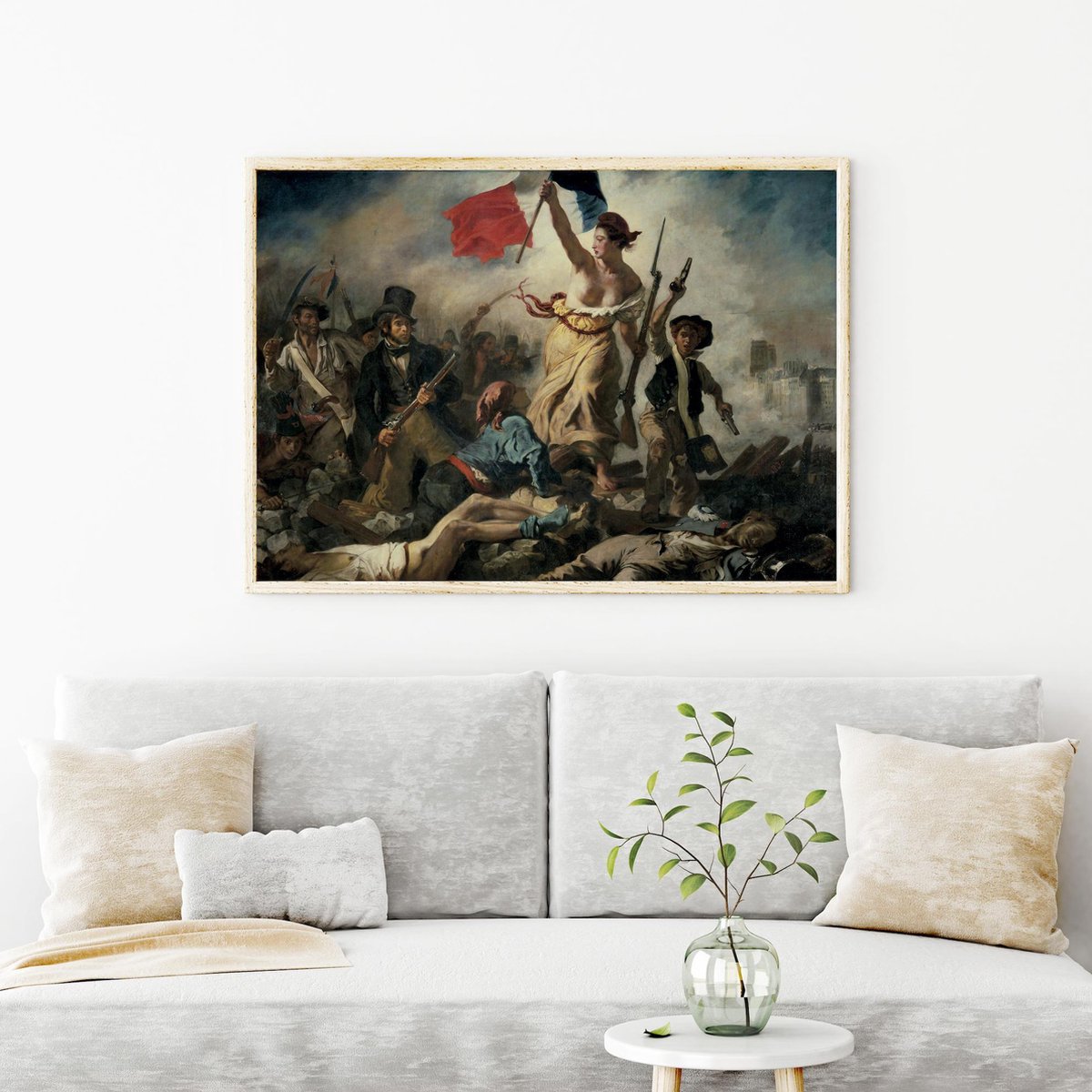 Liberté Guidant Le Peuple Eugène Delacroix www.bol.com