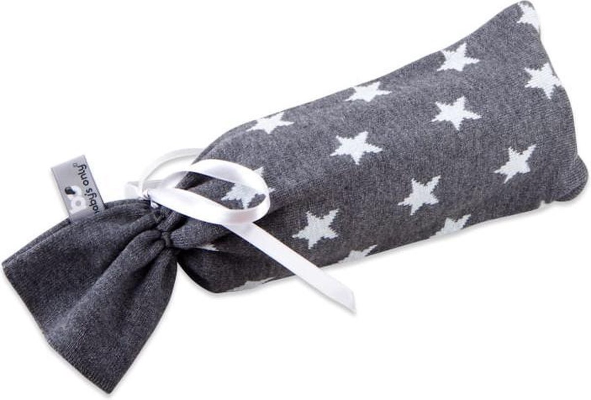 Goedkoopste Baby's Only Gebreide baby kruikenzak - Kruikhoes Star - Antraciet/Grijs