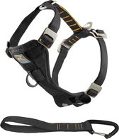 Kurgo Enhanced Strength Tru-Fit Dog Car Harness - Veiligheidsharnas, verstelbaar op 5 plaatsen - in Rood of Zwart van XS tot XL - Kleur: Zwart, Maat: Medium