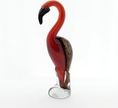 AL - Decoratie Glas Flamingo