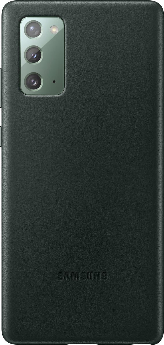 Samsung leather Hoesje - Samsung Galaxy Note 20 - Groen
