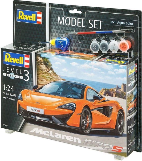 heldin leerplan Medaille Revell Auto Bouwpakket McLaren 570S | bol.com
