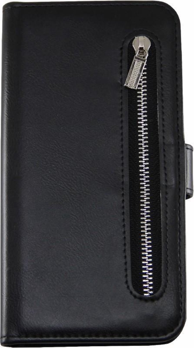 Rico Vitello Rits Wallet case Geschikt voor Samsung Galaxy S10 plus Zwart