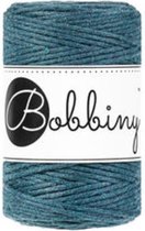 Bobbiny - Macramé - 1.5mm - Peacock Blue - Klos 100 meter