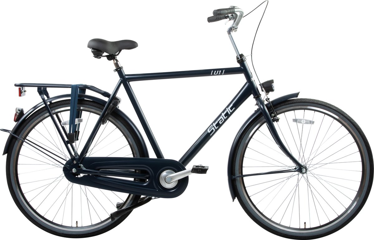 Static Urban 28 inch 57/61 cm Herenfiets Jeans Blauw
