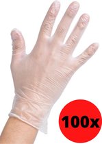 Handschoenen Wegwerp - Steriel - Medische - Vinyl - Maat L - 100 stuks