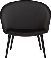 Danform Dual fauteuil Velourszwart.