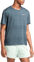 Nike Df Miler Top S/S Hardloopshirt Heren - Maat L