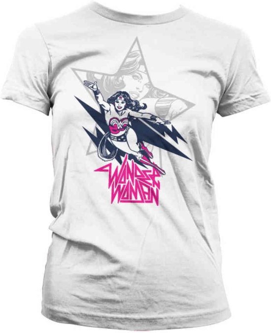 DC Comics Wonder Woman Dames Tshirt -M- Flying Wit