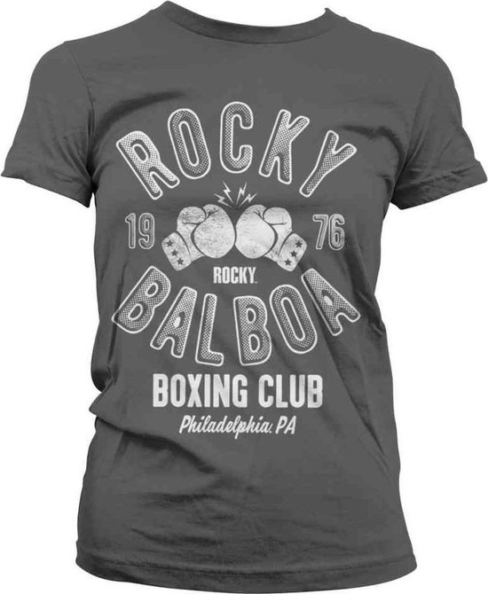 Rocky Dames Tshirt -XL- Balboa Boxing Club Grijs