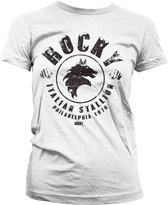 Rocky Dames Tshirt -M- Italian Stallion Wit