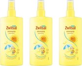 Zwitsal Zonnespray - SPF 50 Kids - Parfumvrij - 3 STUKS - gevoelige huid - 200 ML - dermatologisch getest - waterresistent - 0% Parfum