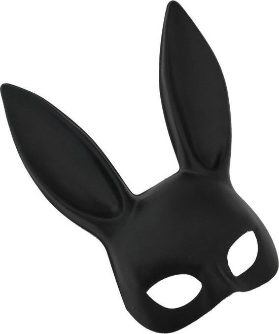 Kinky Pleasure Bunny Mask black Bunny Ears Kp02 Fun