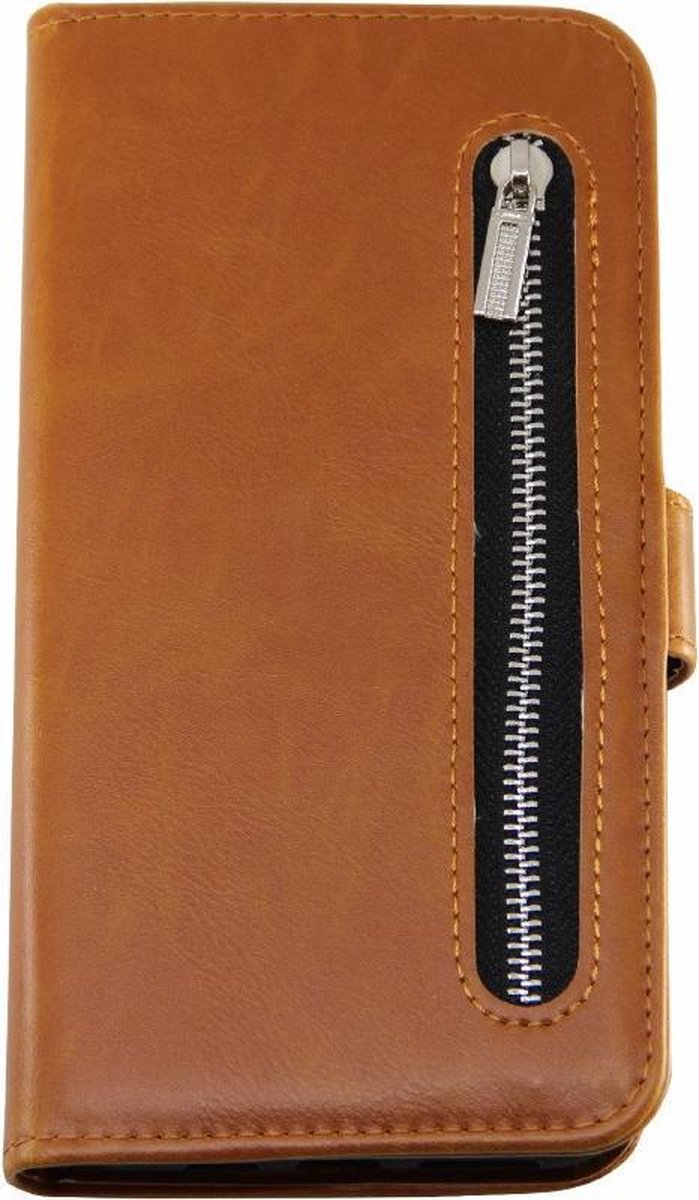Rico Vitello Rits Wallet case Geschikt voor Samsung Galaxy S10 Bruin