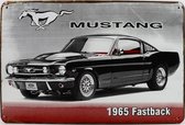 Wandbord - Ford Mustang 1965 Fastback