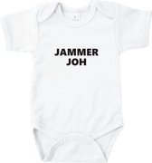 Rompertjes baby met tekst - Jammer Joh - Romper wit - Maat 50/56