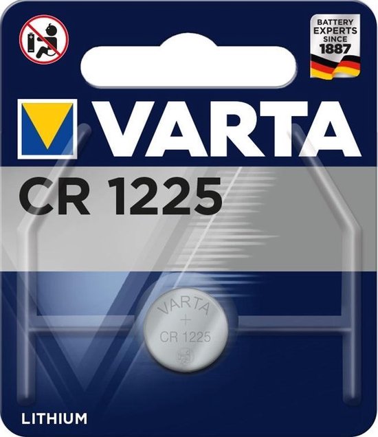 Varta CR1225 Lithium knoopcel-batterij / 1 stuk | bol.com