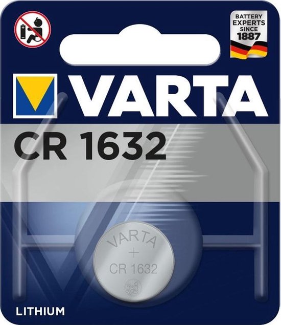 Varta CR1632 Knoopcel Batterij | 3V 140 | bol.com