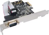 InLine seriële RS232 PCI-Express kaart met 1 9-pins SUB-D poort