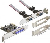 DeLock PCI Express Interface Kaart - 2 x Serial / 1 x Parallel