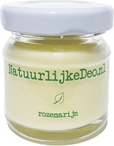 Natuurlijke Deo | 100% natuurlijke deodorant-crème | Rozemarijn