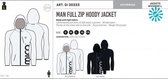 Mico Windbreaker Hoody Jacket zwart L