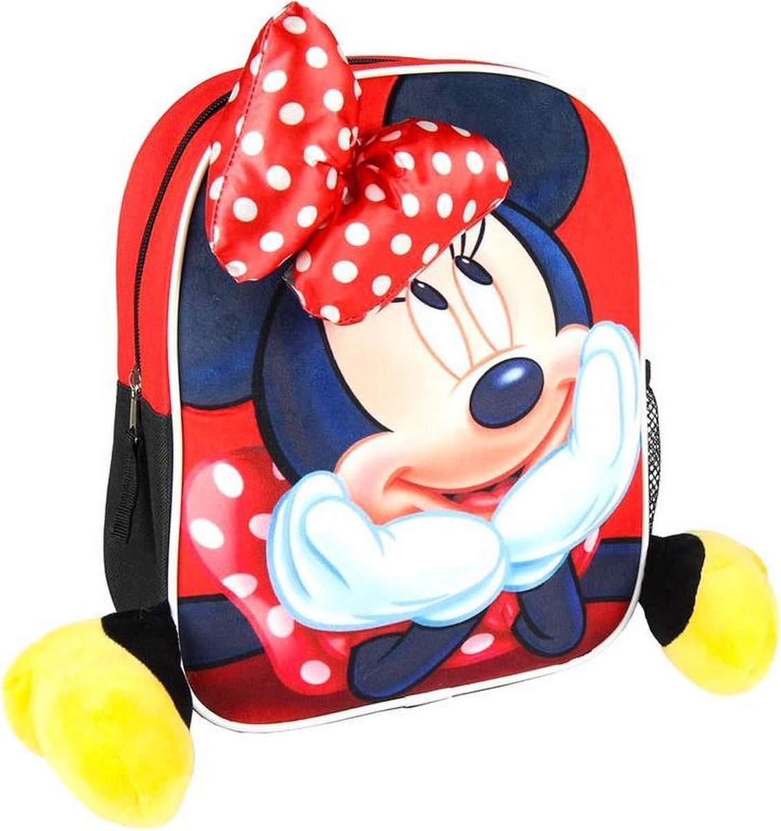 Sigikid Kinderrugzak Tractor Brandweerauto - Rood 25x28x18 Cm Voor Kleuters