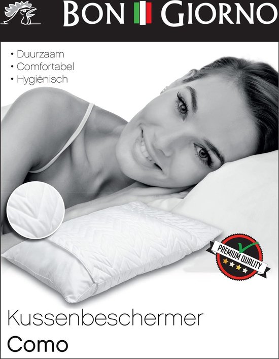 Bon Giorno HoofdKussenbeschermer | 60x70 cm | 100% Microvezel |  Antibacterieel | Wit | bol.com