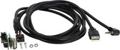 ACV 44-1213-005 tussenstuk voor kabels OEM USB AUX Zwart