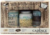 Cadence Very Chalky Home Decor set Zandbruin - bruin 01 002 0004 909050 90+90+50 ml
