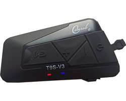1 STUKS - Motor headset intercom multifunctionele waterdichte bluetooth T9S-V3 -helm interphone max 1300 meter