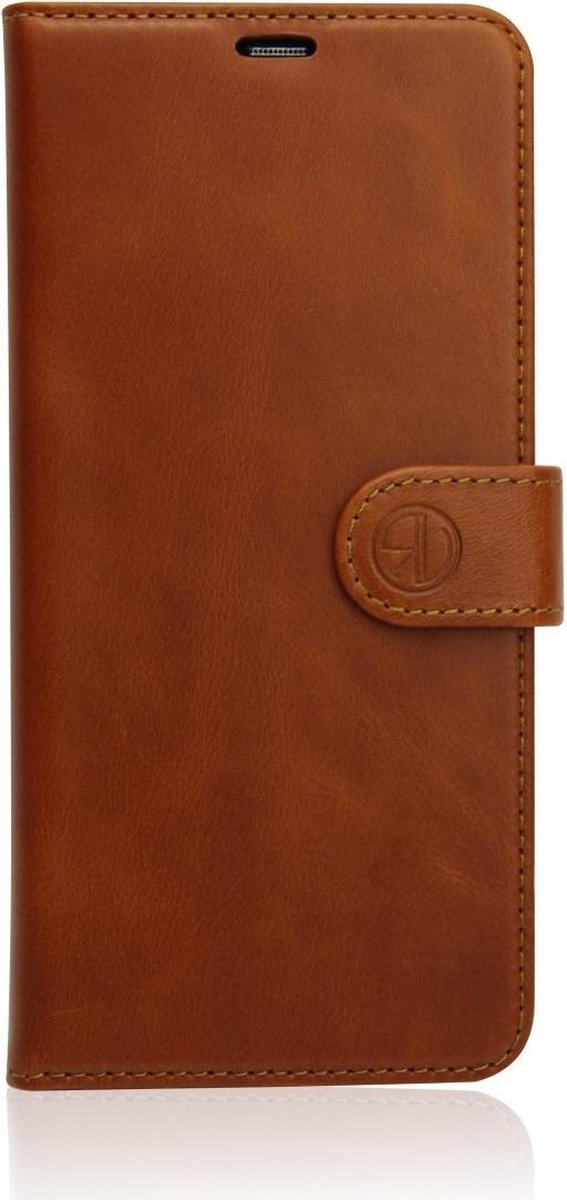 Rico Vitello Leren Book Case Geschikt voor Samsung Galaxy S20 plus Lichtbruin