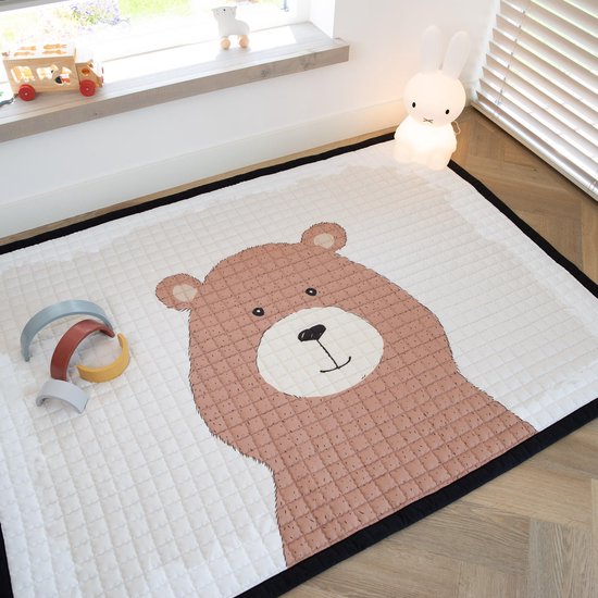 Love by Lily - grand tapis de jeu bébé - ours - 150x200 - tapis de jeu  souple... | bol.com