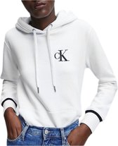 Calvin Klein Sporttrui - Maat L  - Vrouwen - wit/zwart