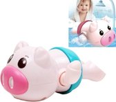 Let op type!! 6 PCS Baby Shower Toy Clockwork Winding Piggy Badkamer Playing Toy (Groen)