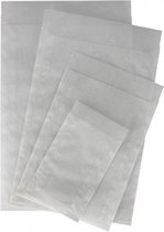 Lindner pergamijn 63 x 93 mm + 14 mm klep (500x) - papier - envelop - envelopjes - zakjes - 100% recyclebaar – glassine