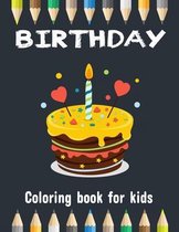 Birthday Coloring book for kids