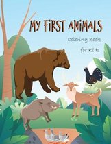 My First Animals Coloring Book for Kids