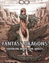 Fantasy Dragons Coloring Book for Adults