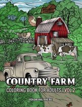 Country Farm coloring book for Adults Vol.2