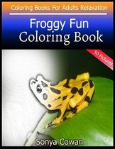 Froggy Fun Coloring Book For Adults Relaxation 50 pictures