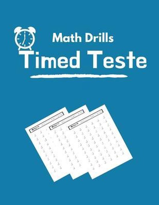 Math Drills Timed Tests - cover