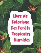 Livre de coloriage Des forets tropicales Humides