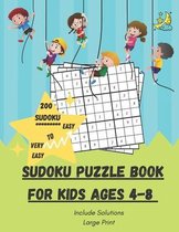 Sudoku Puzzle Book for kids ages 4-8